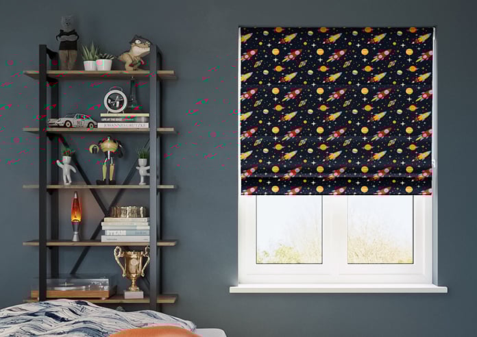 Rocket Adventure, Odyssey - Motorised Roman Blind - Image 3